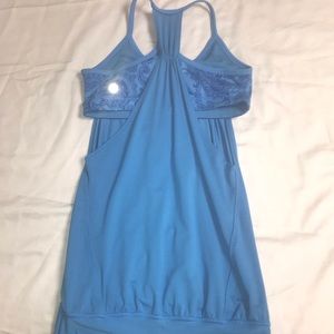 Lulu lemon tank top with attached sports bra